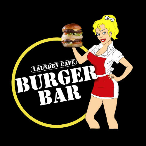 Laundry Cafe Burger Bar Logo